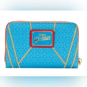 NEW Loungefly Marvel Ms. Marvel Cosplay Zip Around Wallet NWT